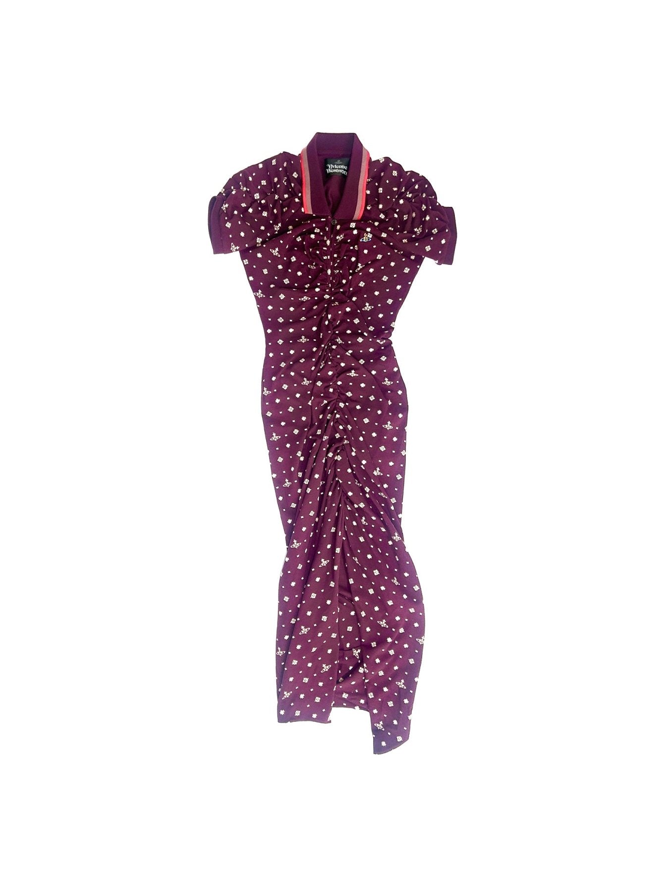 Vivienne Westwood Burgundy Pulling Dress