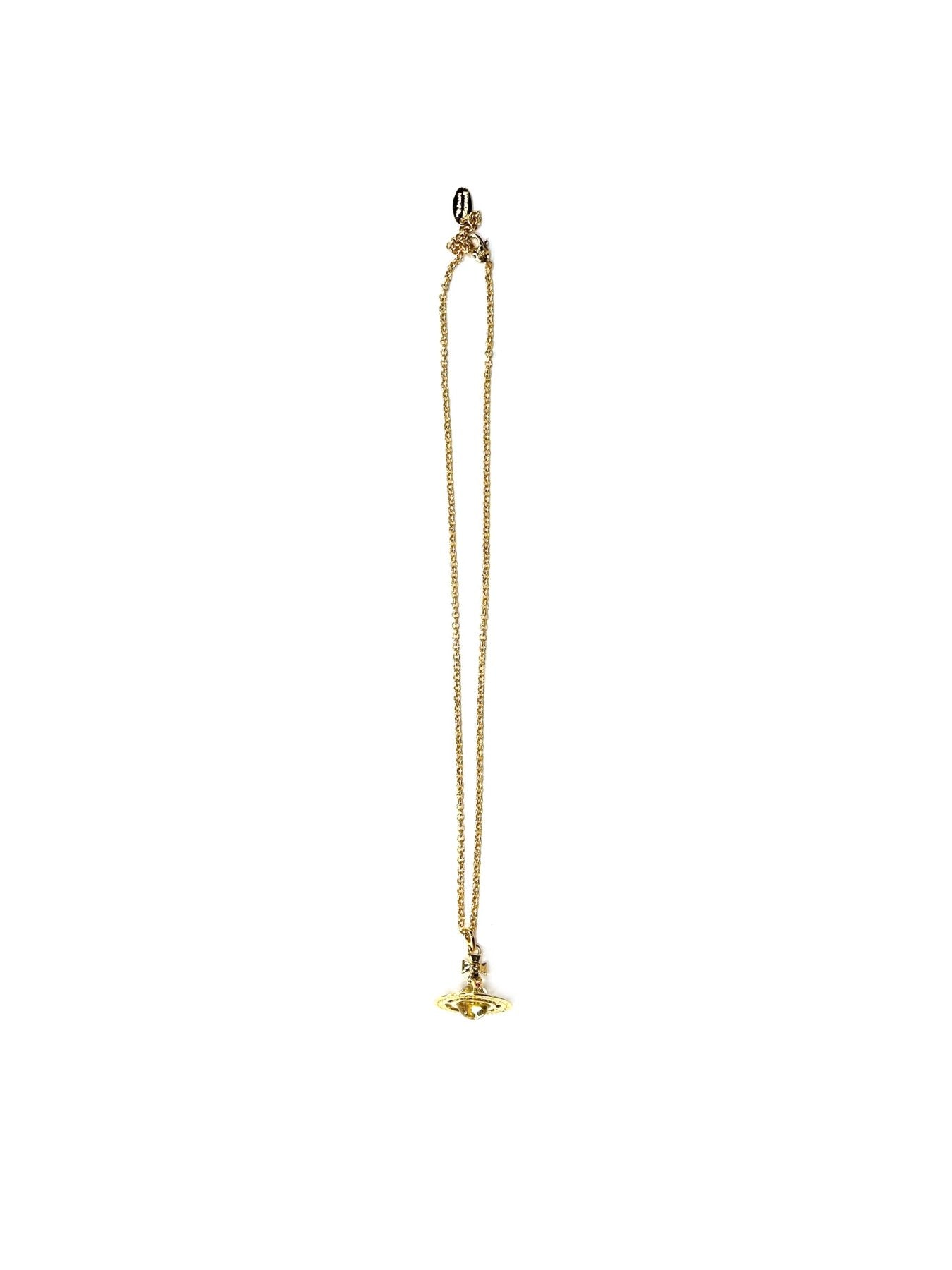 Vivienne Westwood Gold New Tiny Orb Pendant Necklace