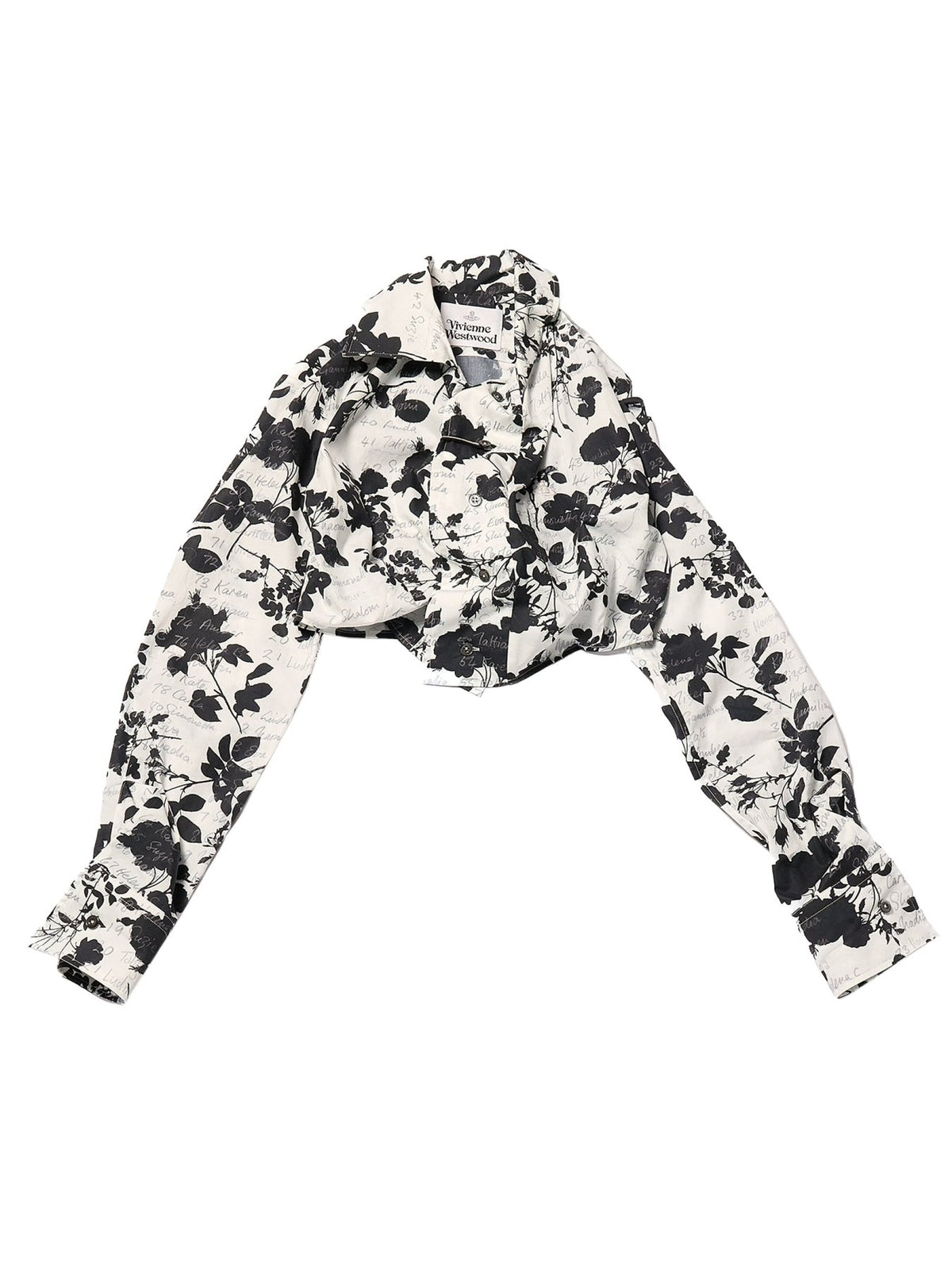 Vivienne Westwood Multicolour Cropped Drunken Shirt