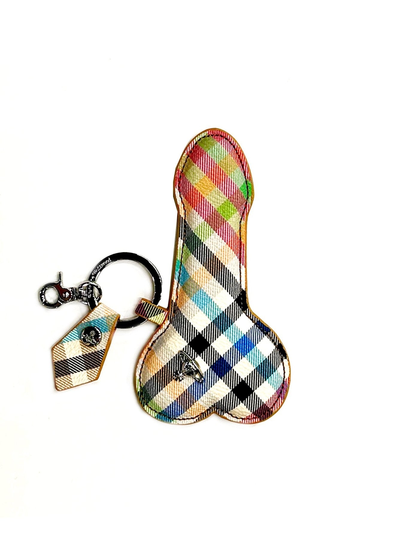 Vivienne Westwood Multicolour Flat Penis Keyring