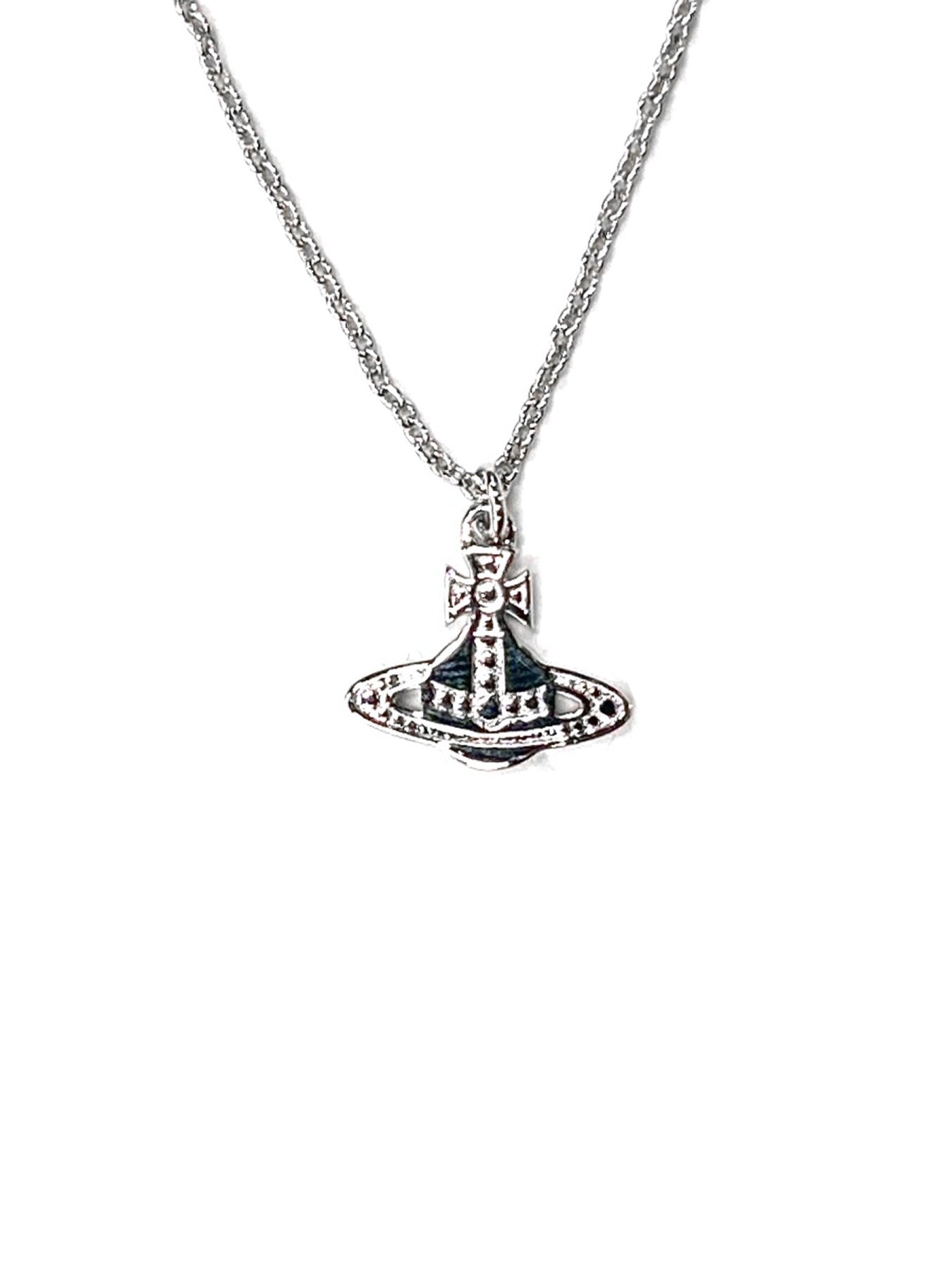 Vivienne Westwood Silver Marinetta Pendant Necklace