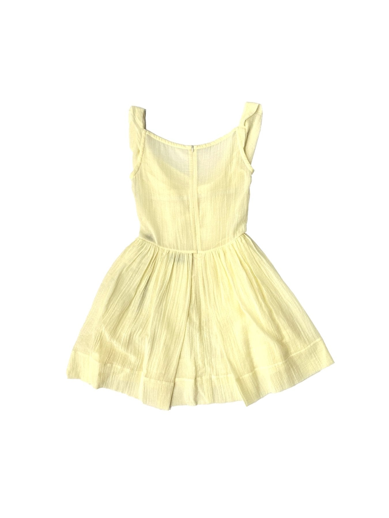 Vivienne Westwood Yellow Mini Sunday Dress