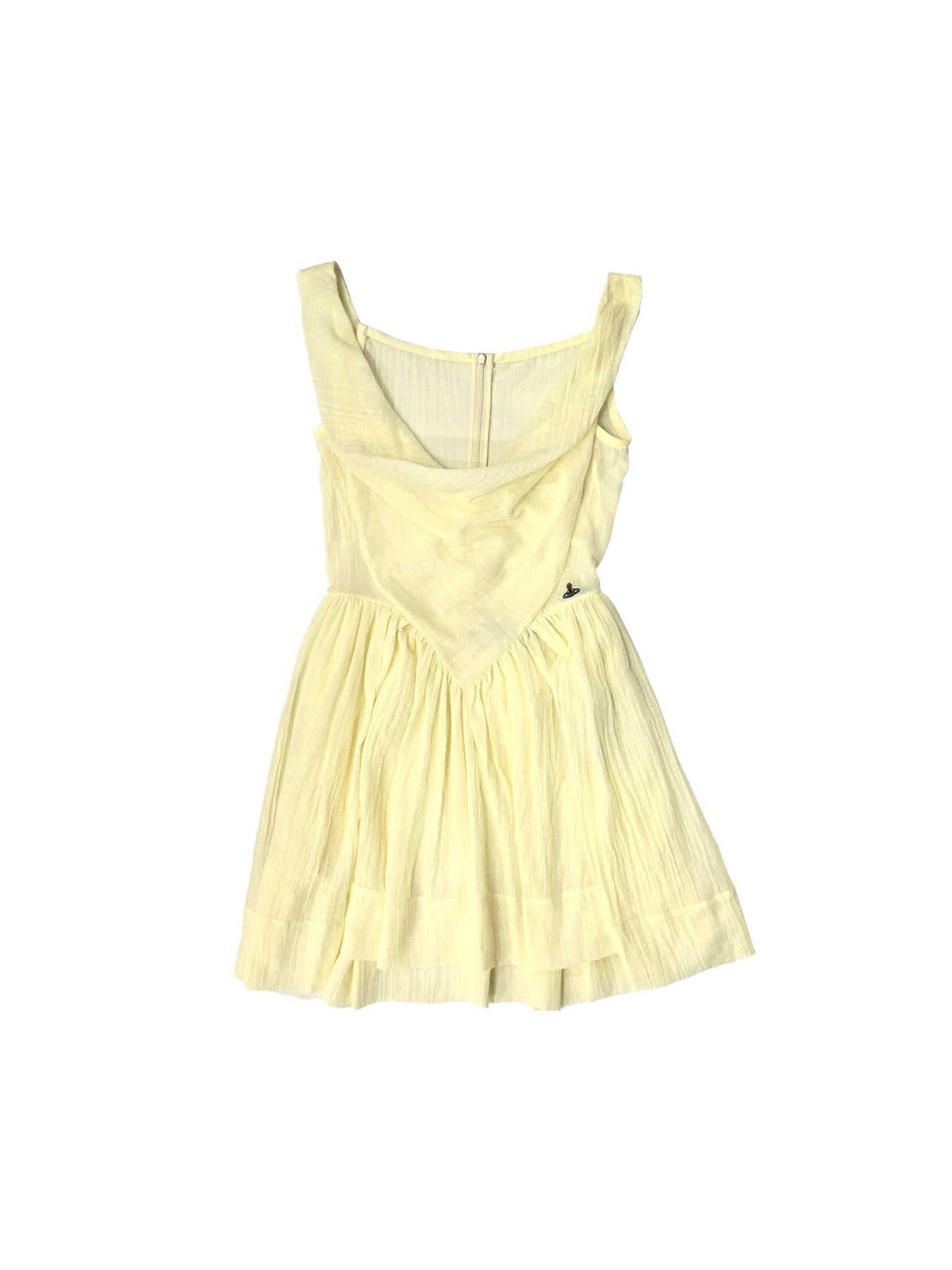 Vivienne Westwood Yellow Mini Sunday Dress