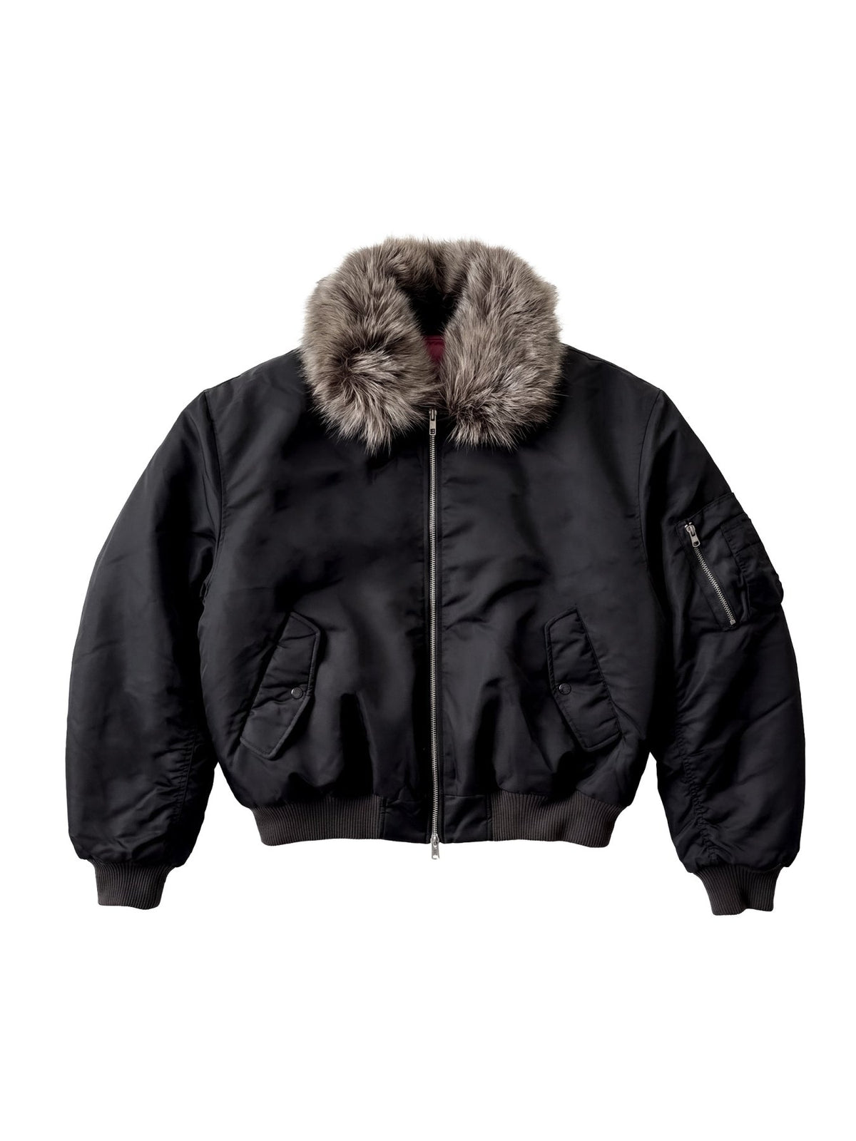 WALD Black Big Bomber Jacket