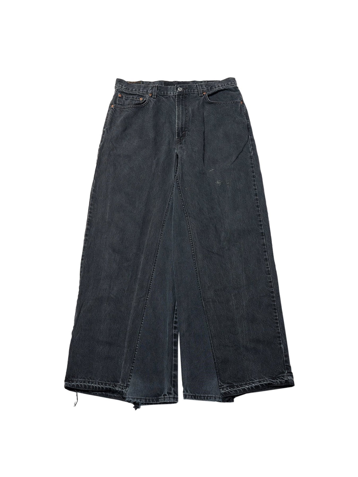 WALD Black Reworked Baggy Denim