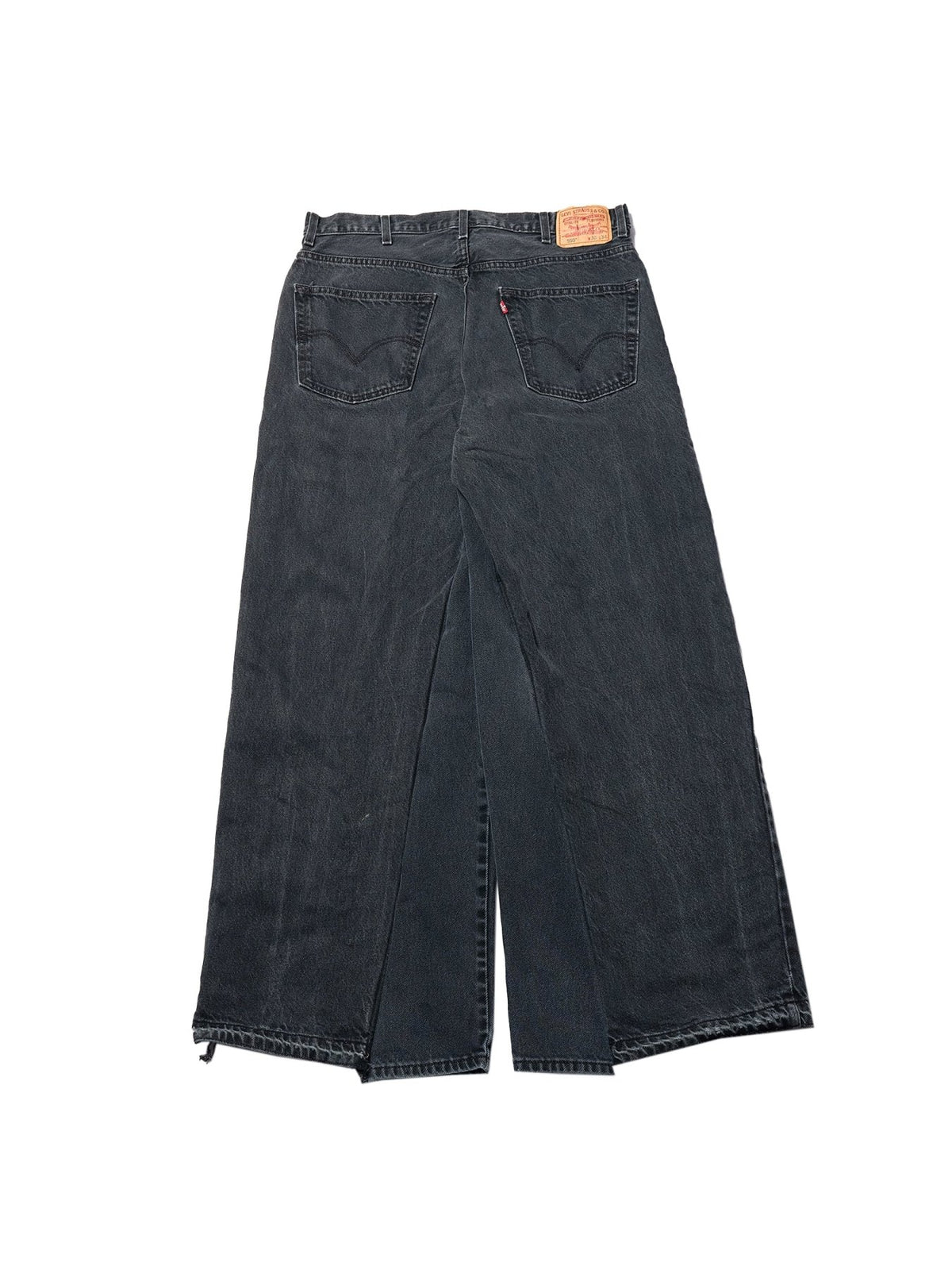 WALD Black Reworked Baggy Denim