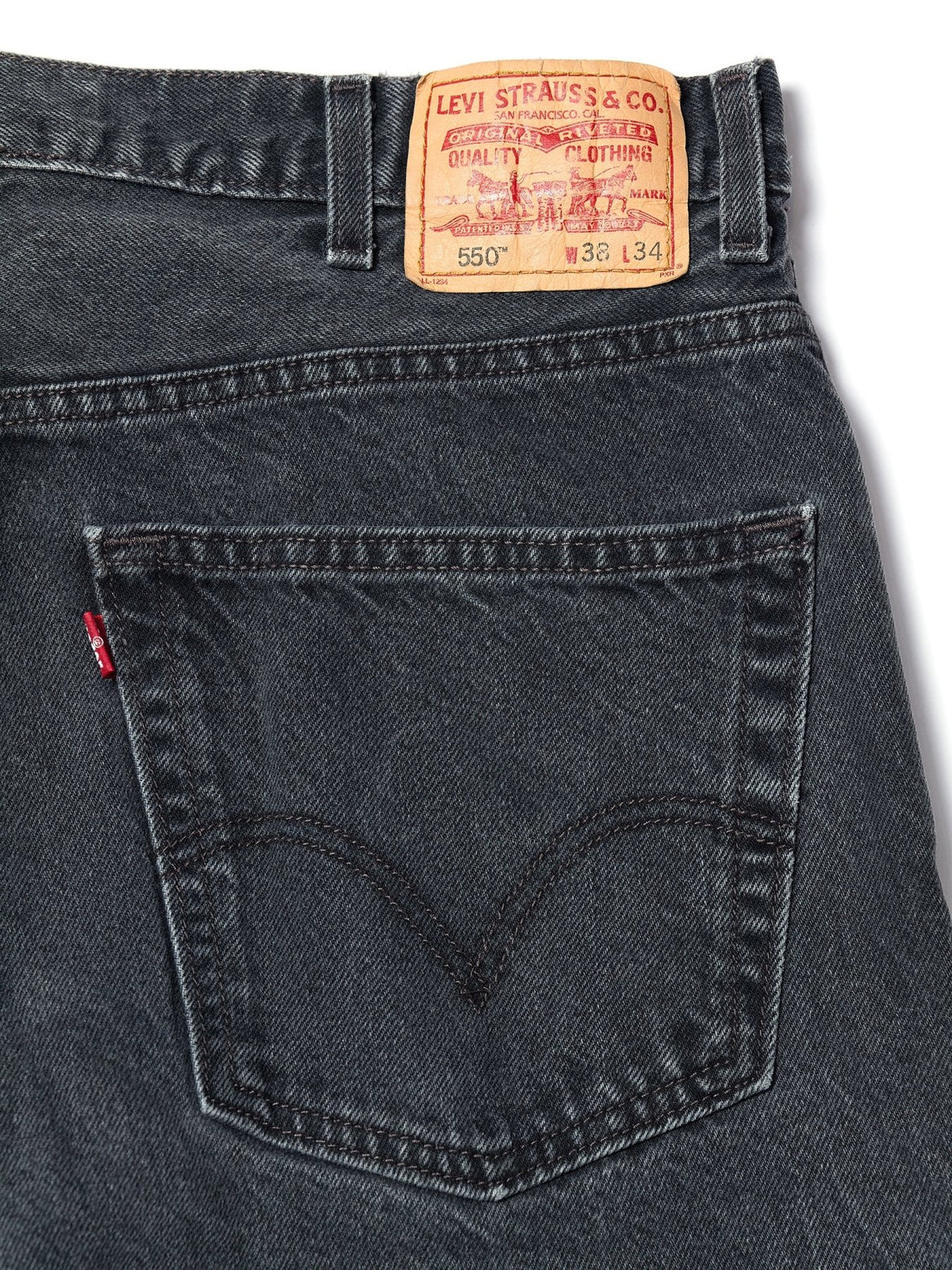 WALD Black Reworked Baggy Denim