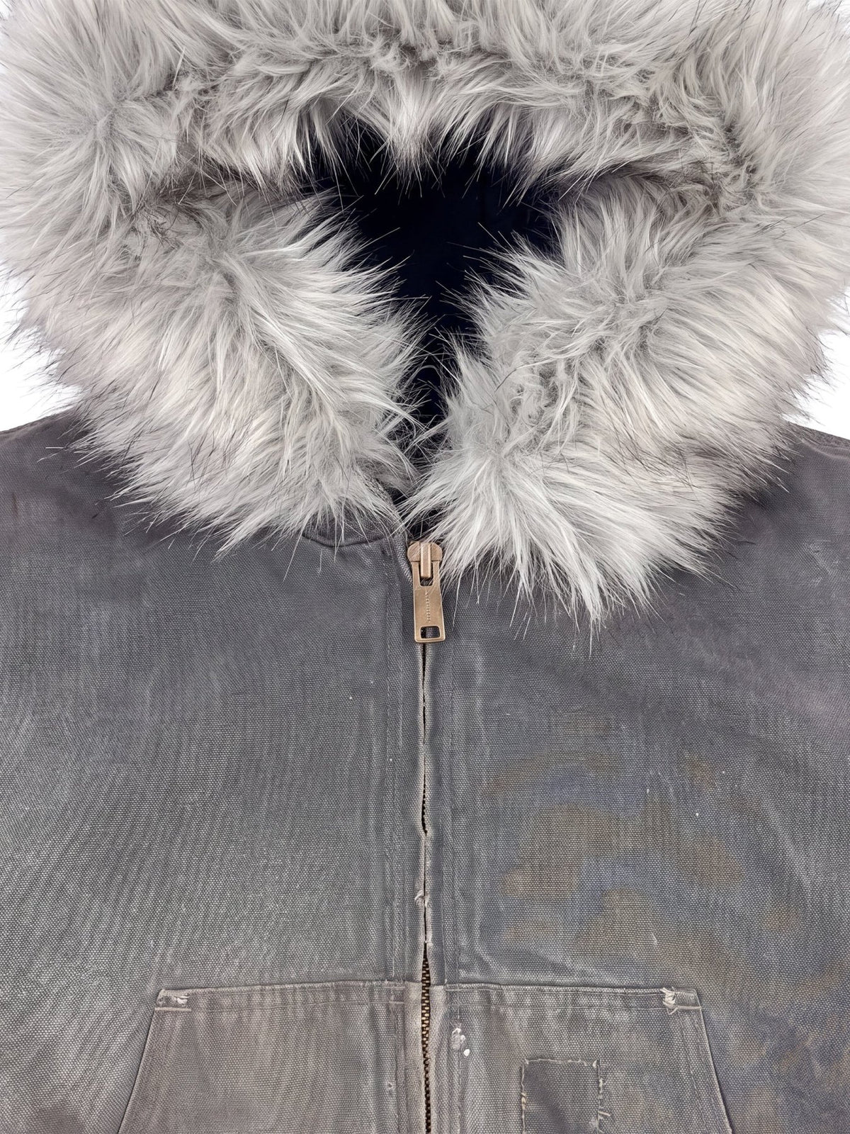 WALD Brown Fur Work Jacket