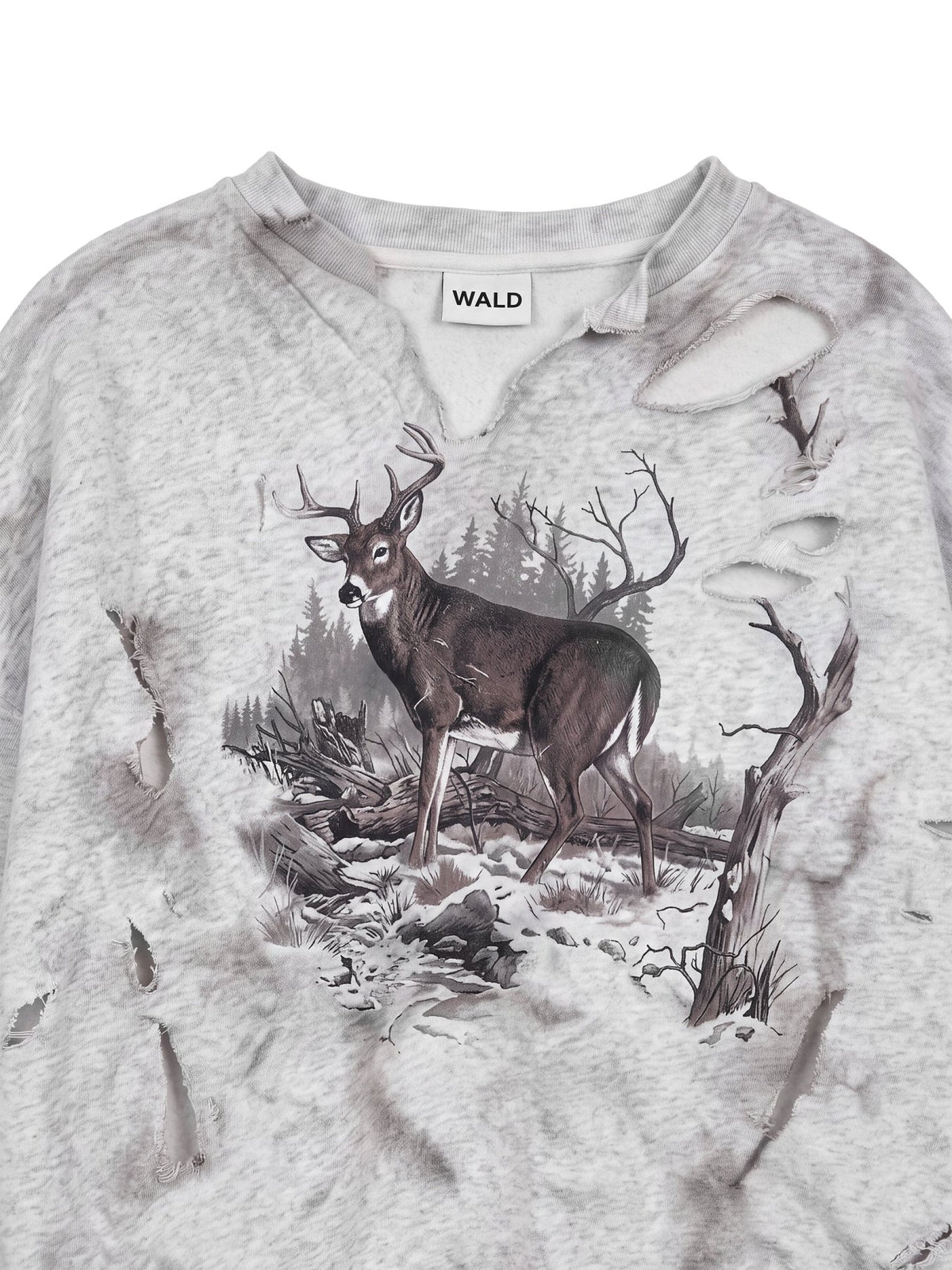 WALD Grey Graphic Sweatshirt