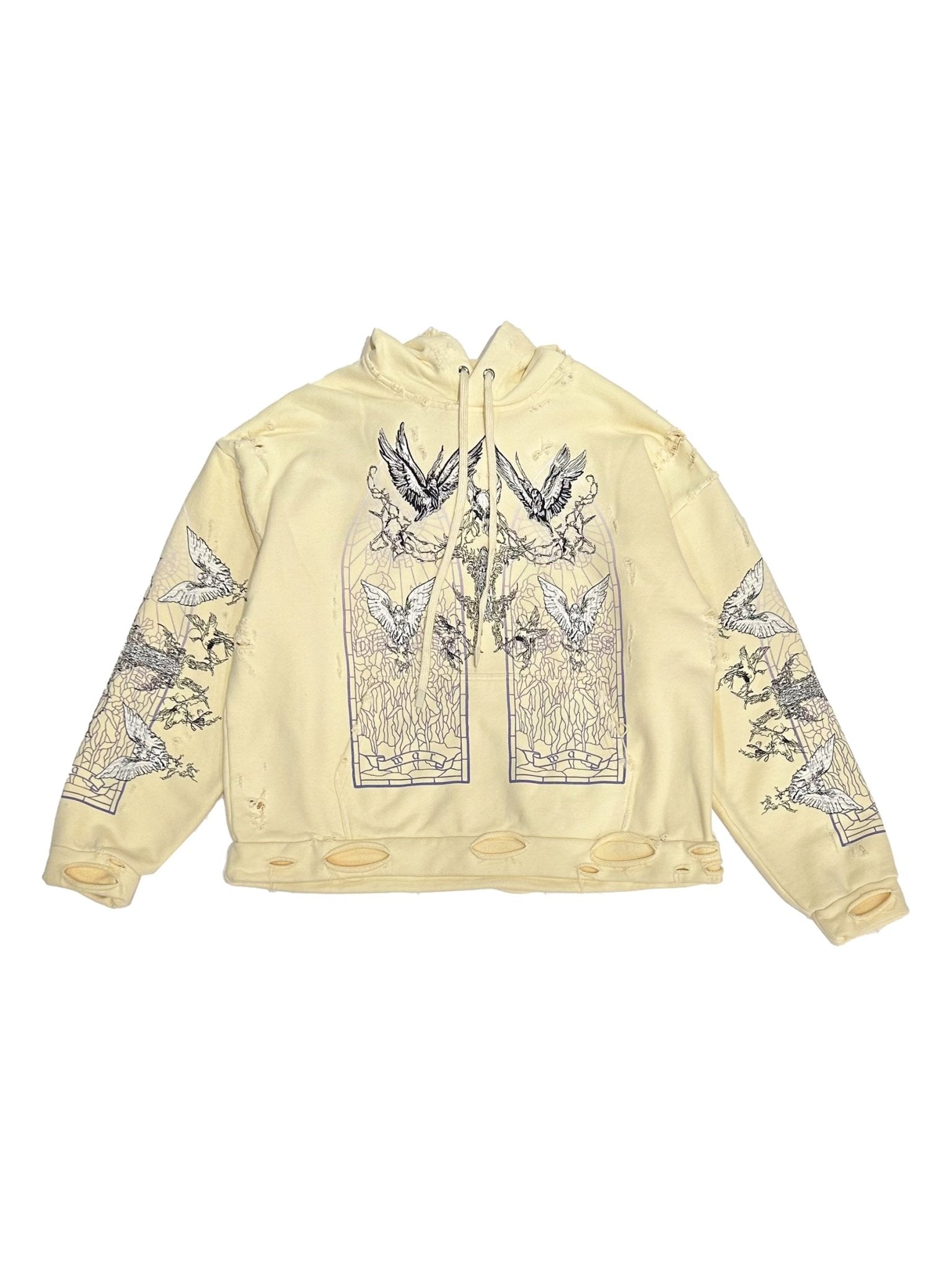 WHO DECIDES WAR - Ascension Hooded Pullover - AW25 - CLOUD