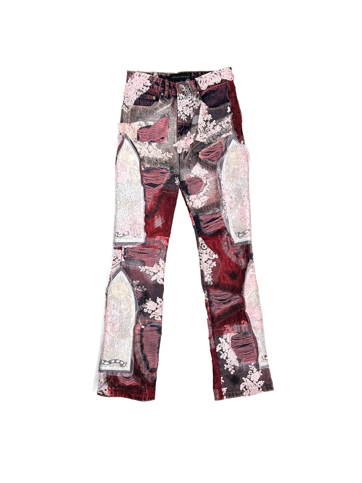 WHO DECIDES WAR - Overdyed Affinity Denim - AW24 - RUBY