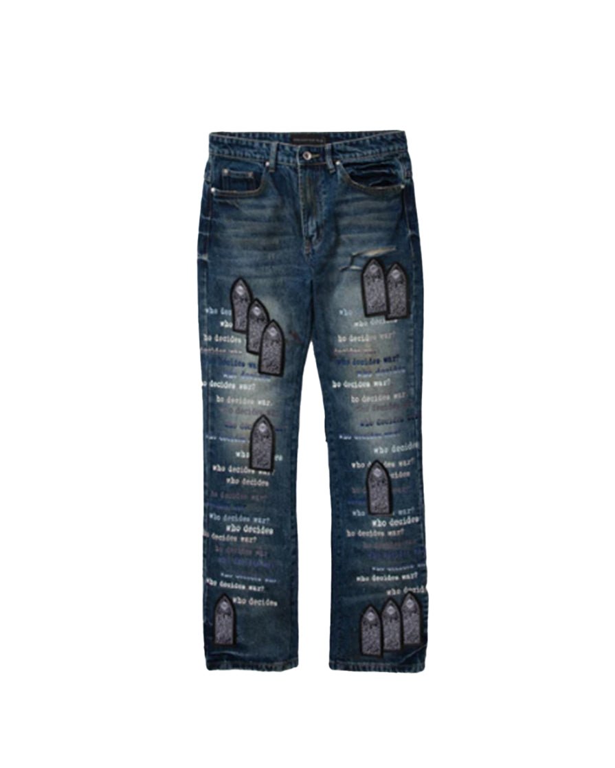 WHO DECIDES WAR - Scripture Denim - AW24 - SKY
