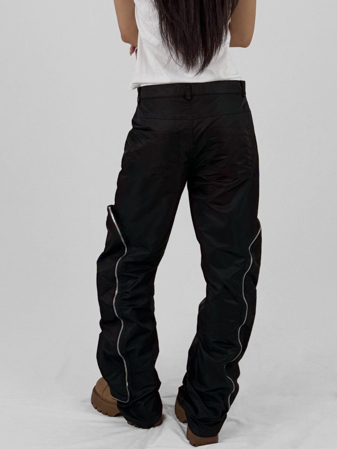 WHO DECIDES WAR - Side Zip Stained Glass Pant - SS25 - COAL