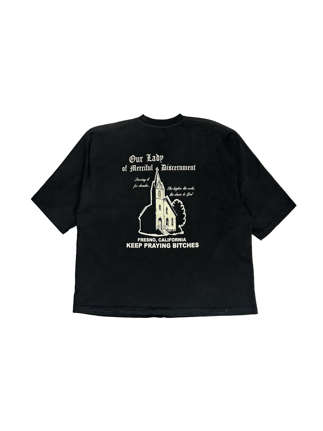 WILLY CHAVARRIA Black Our Lady Of Discernment Buffalo Tshirt