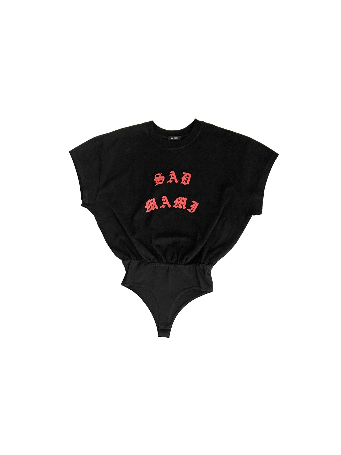 WILLY CHAVARRIA Black Sad Mami Bodysuit
