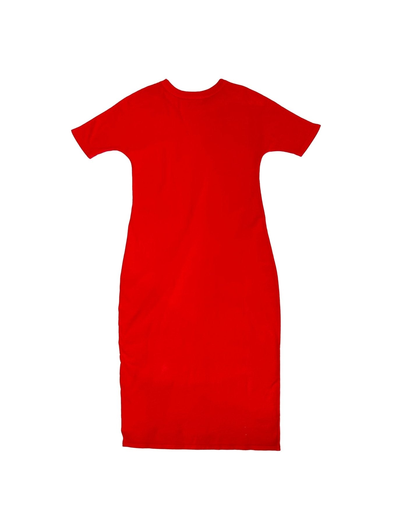 WILLY CHAVARRIA Red Her Pleasure Stilleto Tshirt Dress