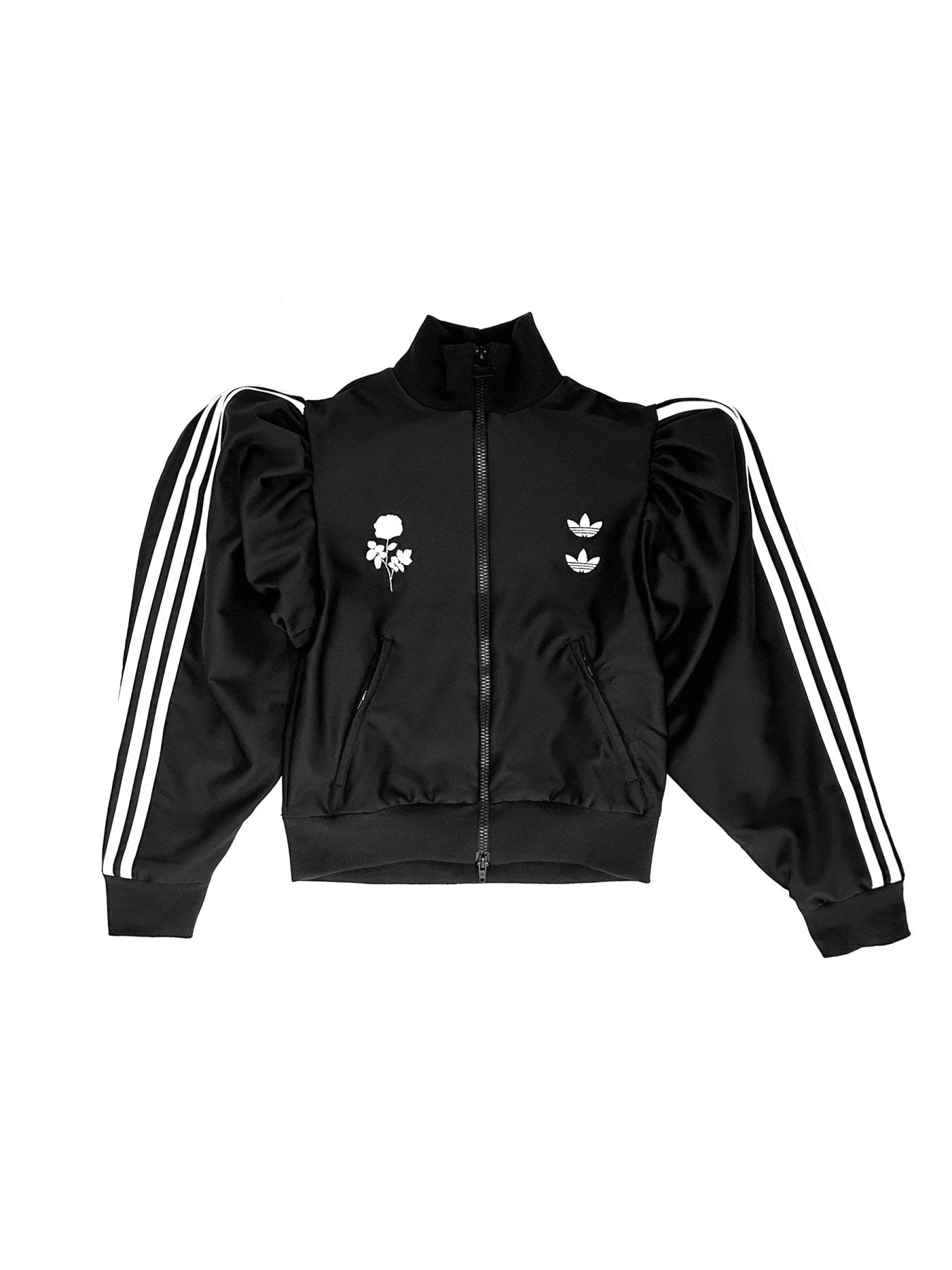 WILLY CHAVARRIA X ADIDAS Black Blouse Track Top