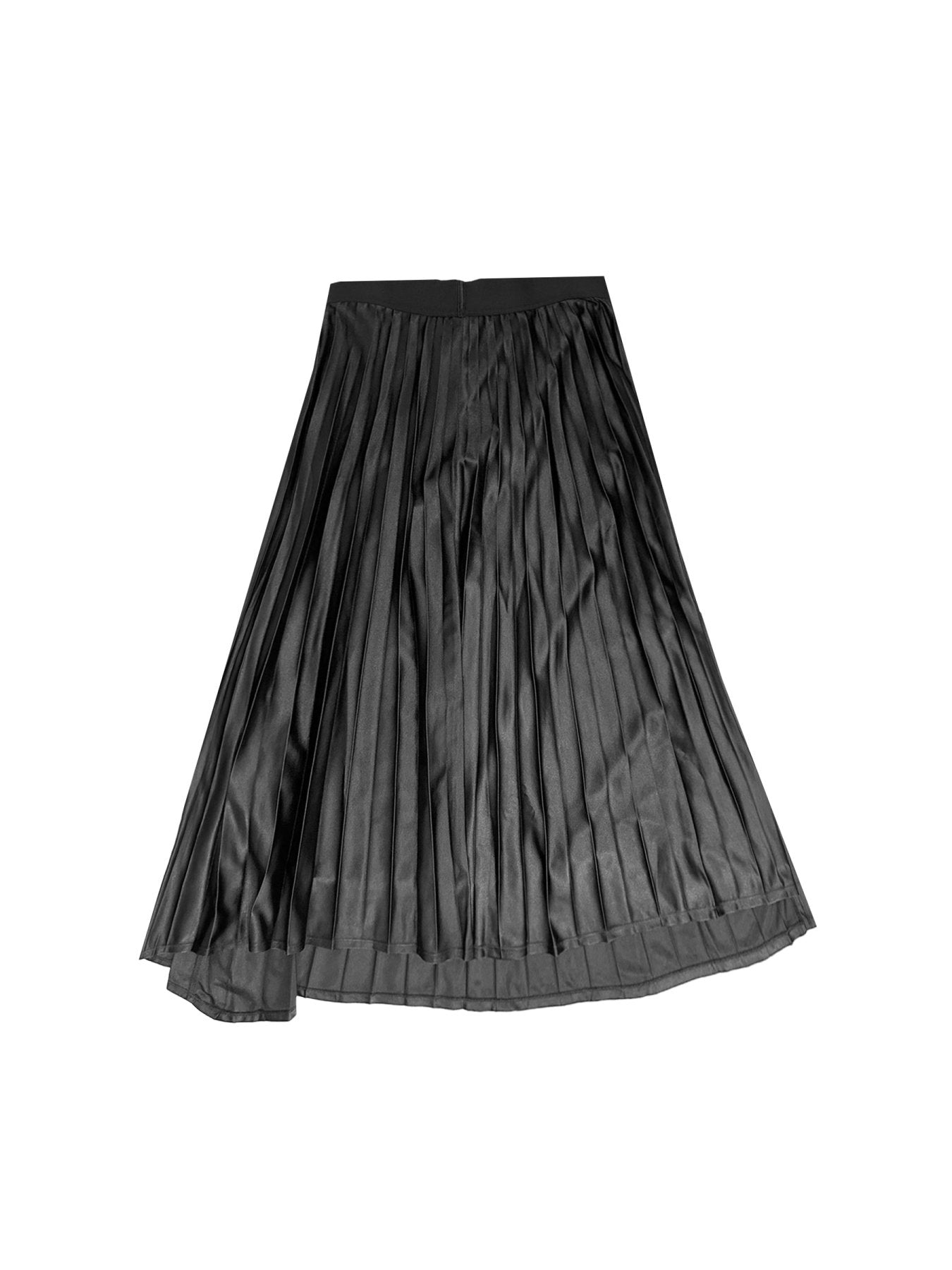adidas×Willy Chavarria WC DAZZLE PLEAT WILLY CHAVARRIA X ADIDAS Black Dazzle Pleated Skirt - MACHINE-A