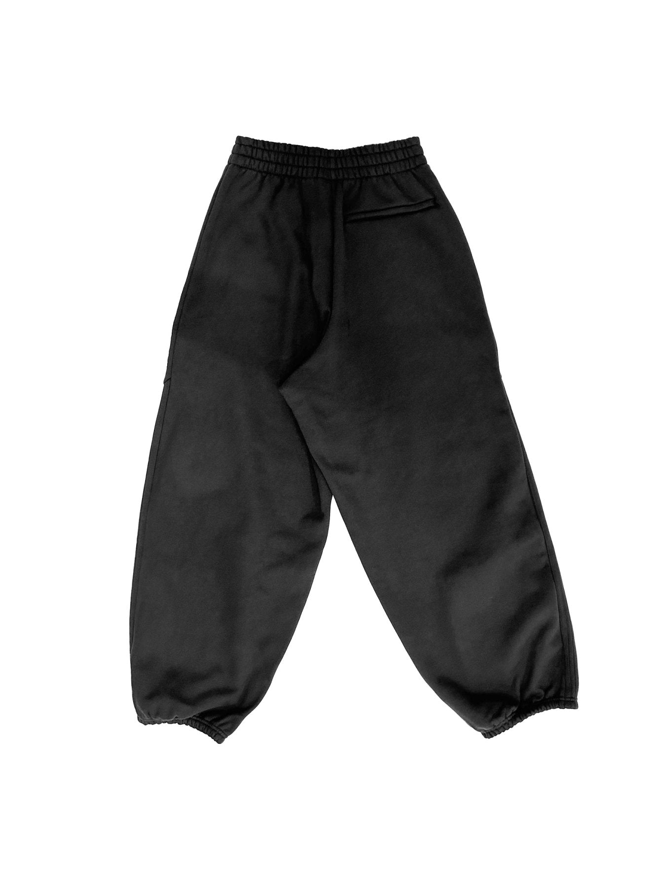 WILLY CHAVARRIA X ADIDAS Black Logo Fleece Sweatpant