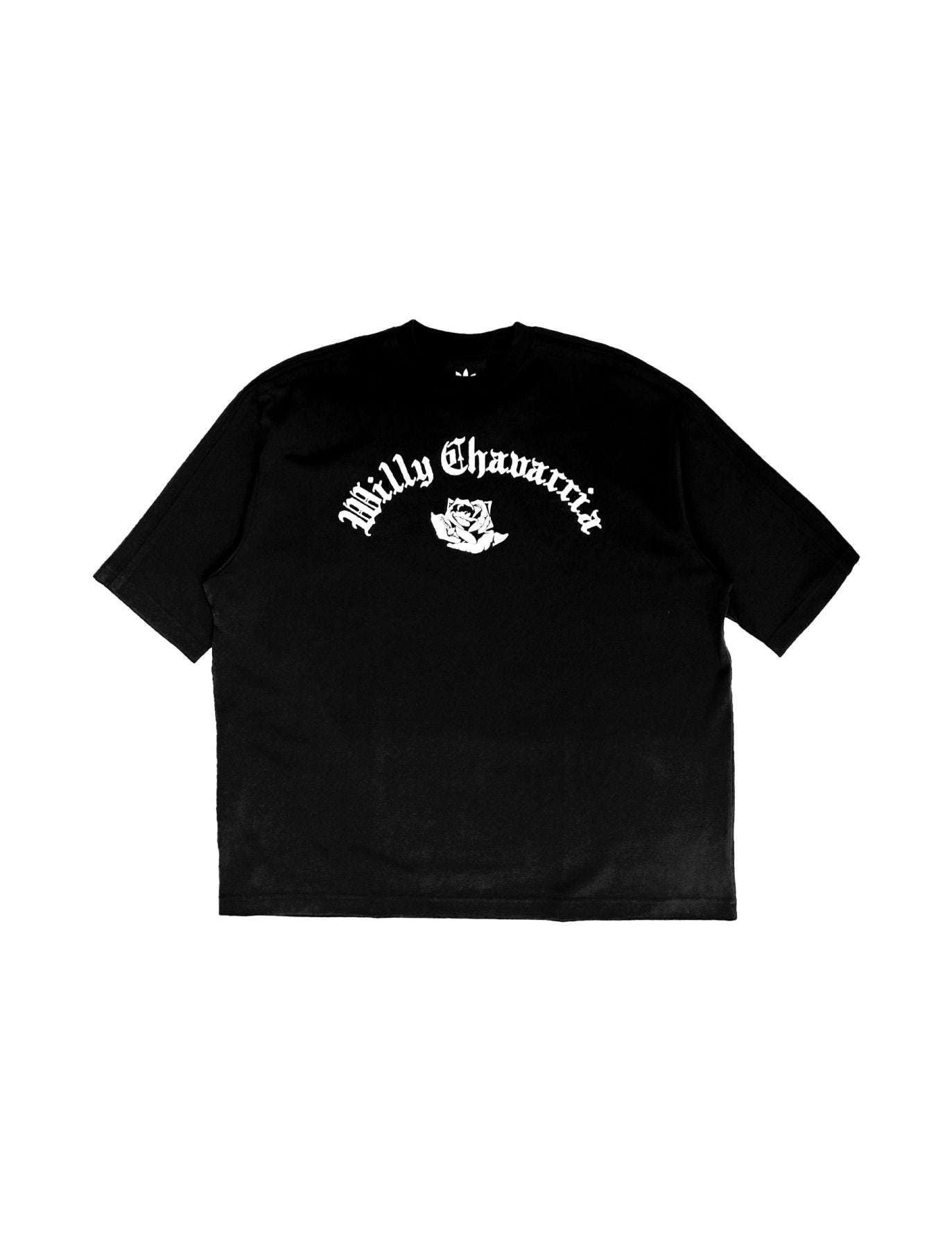 WILLY CHAVARRIA X ADIDAS Black Logo Short Sleeve T Shirt