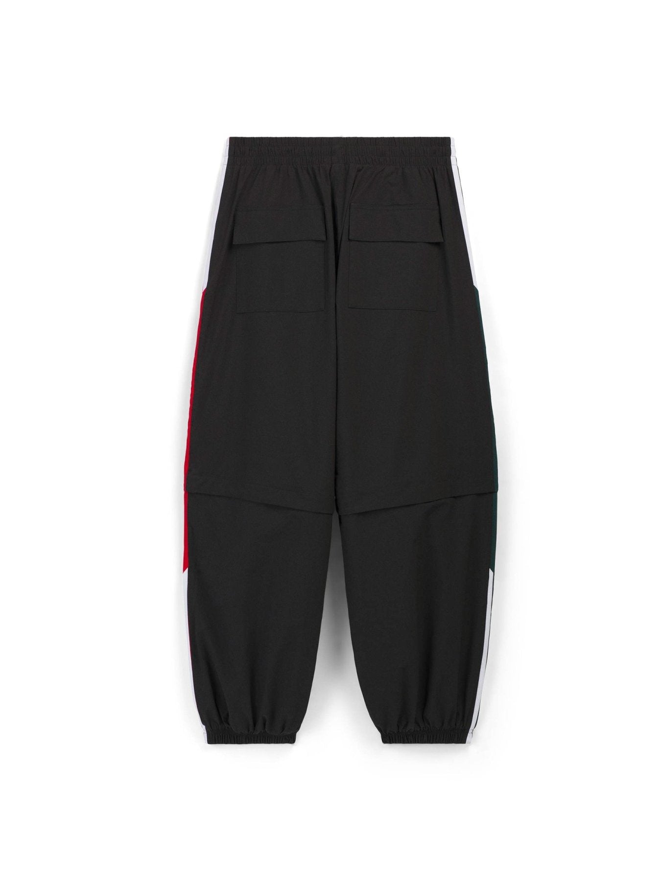WILLY CHAVARRIA X ADIDAS Black Oversized Woven Anthem Trackpant