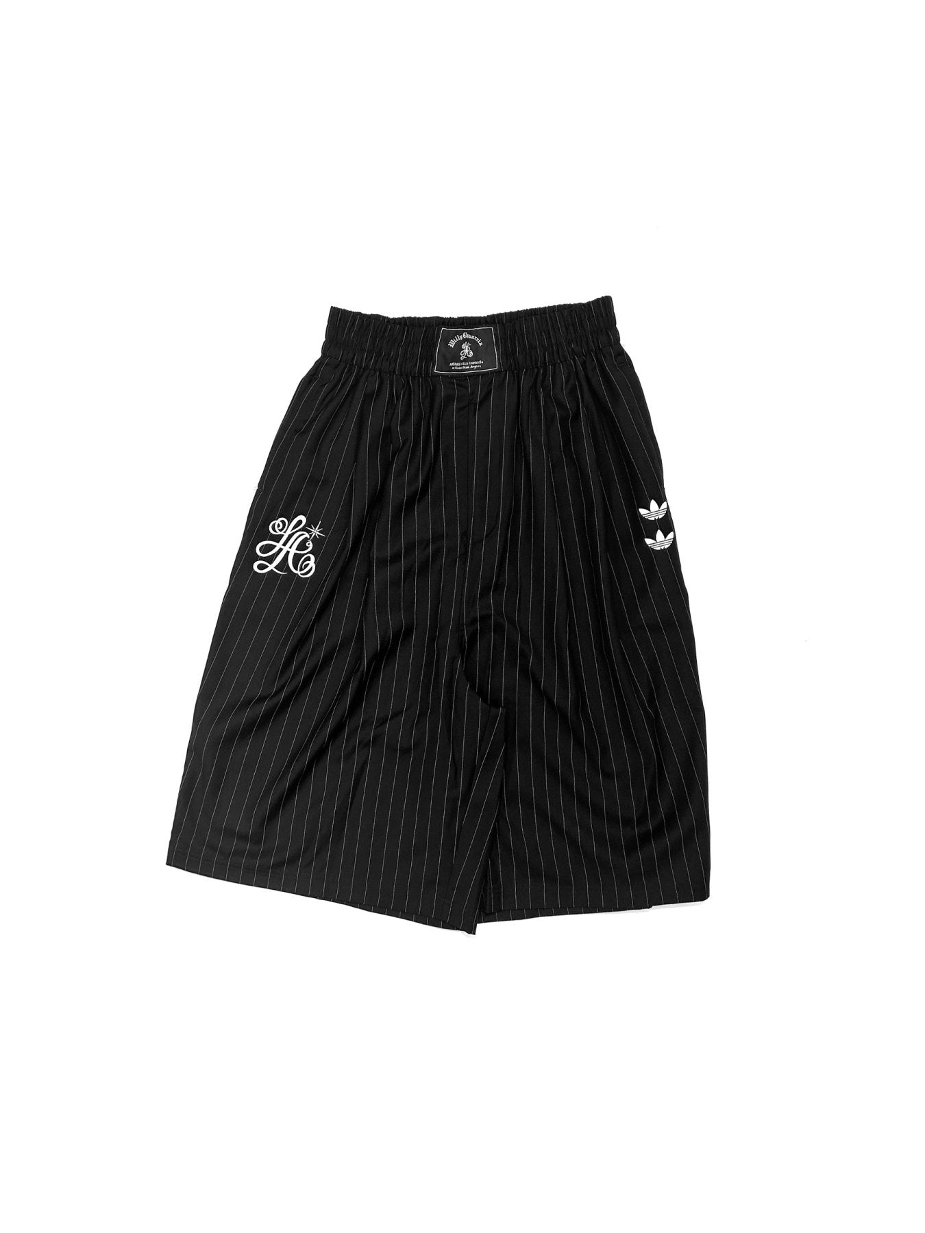 WILLY CHAVARRIA X ADIDAS Black Pinstripe Short