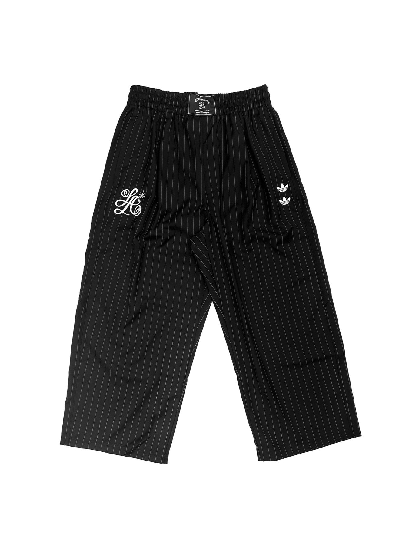 WILLY CHAVARRIA X ADIDAS Black Pinstripe Track Pant