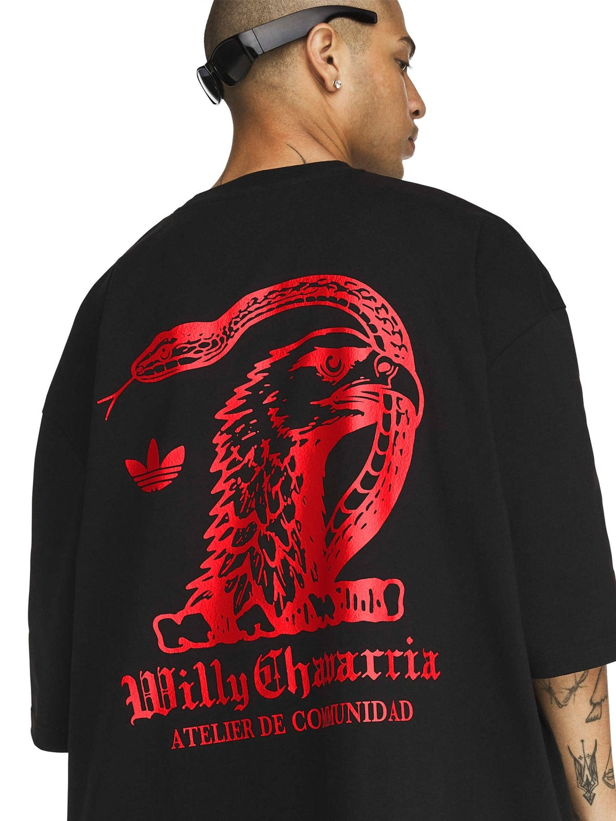 WILLY CHAVARRIA X ADIDAS Black Wc Atelier Tee