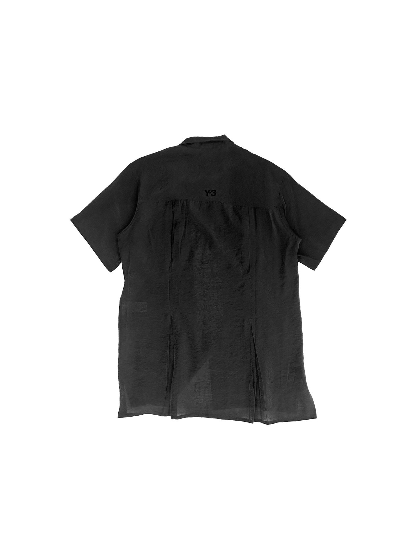 Y - 3 Black Gfx Lng Short Sleeve Shirt