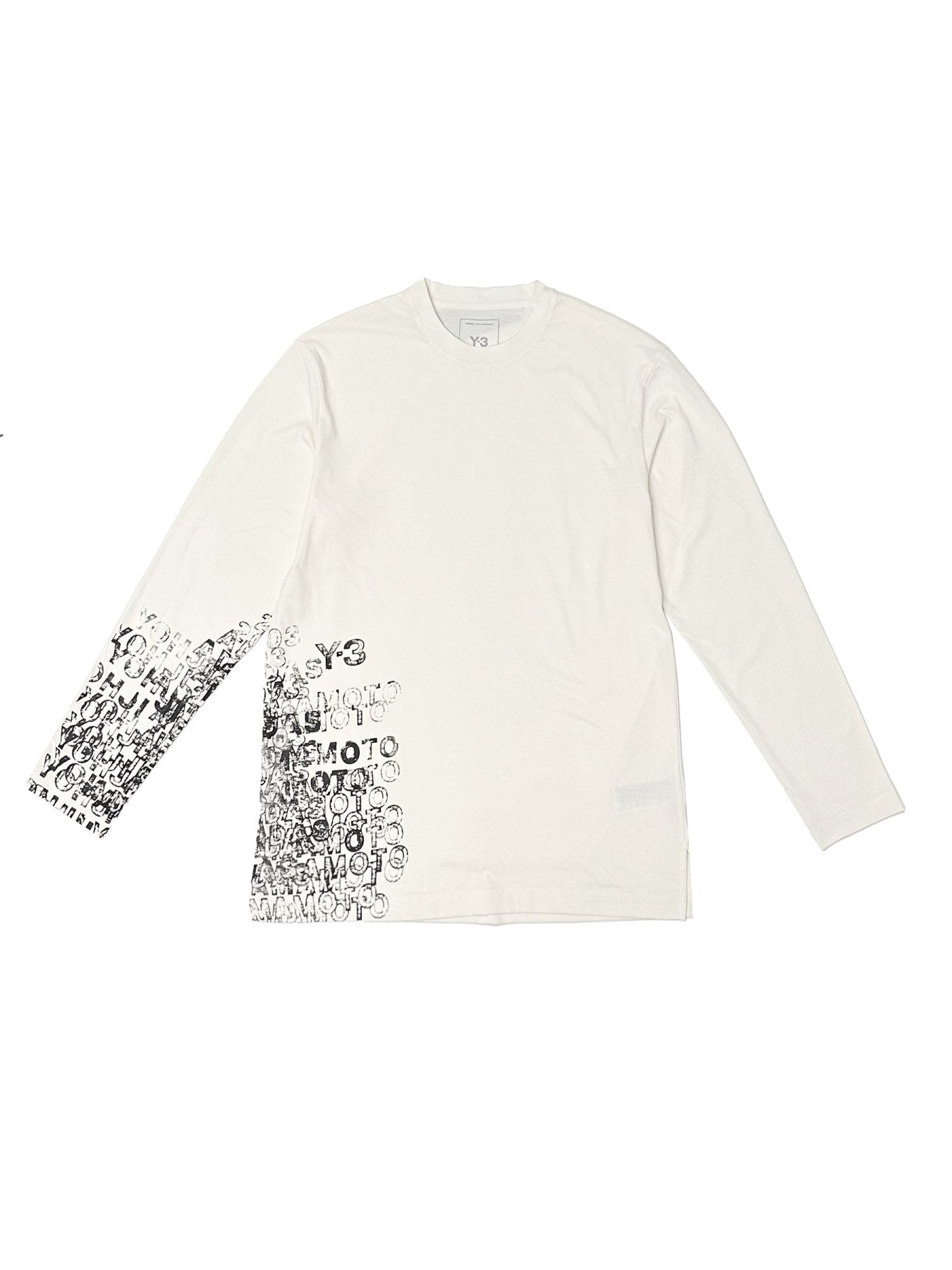 Y - 3 Off White U Gfx Long Sleeve T Shirt