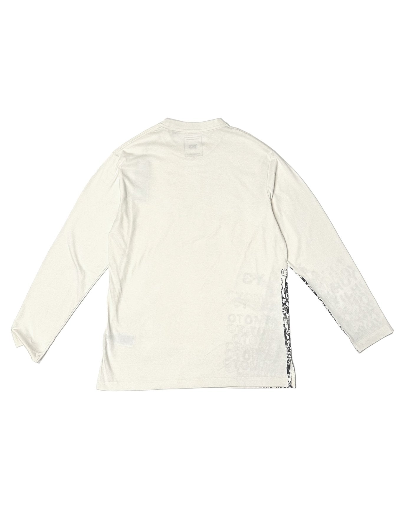 Y - 3 Off White U Gfx Long Sleeve T Shirt