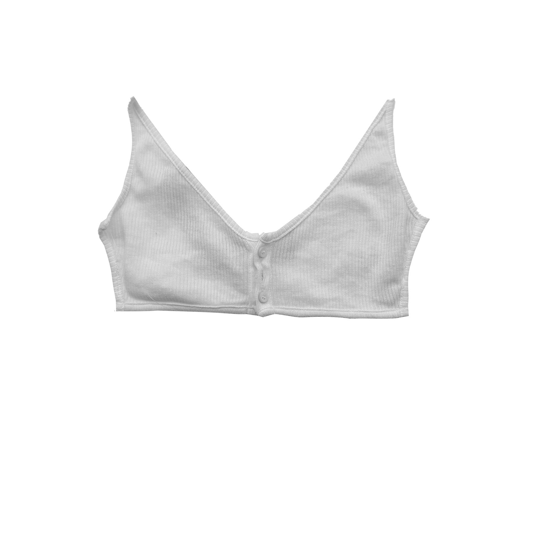 Y/PROJECT - Invisible Strap Bralette - SS24 - WHITE