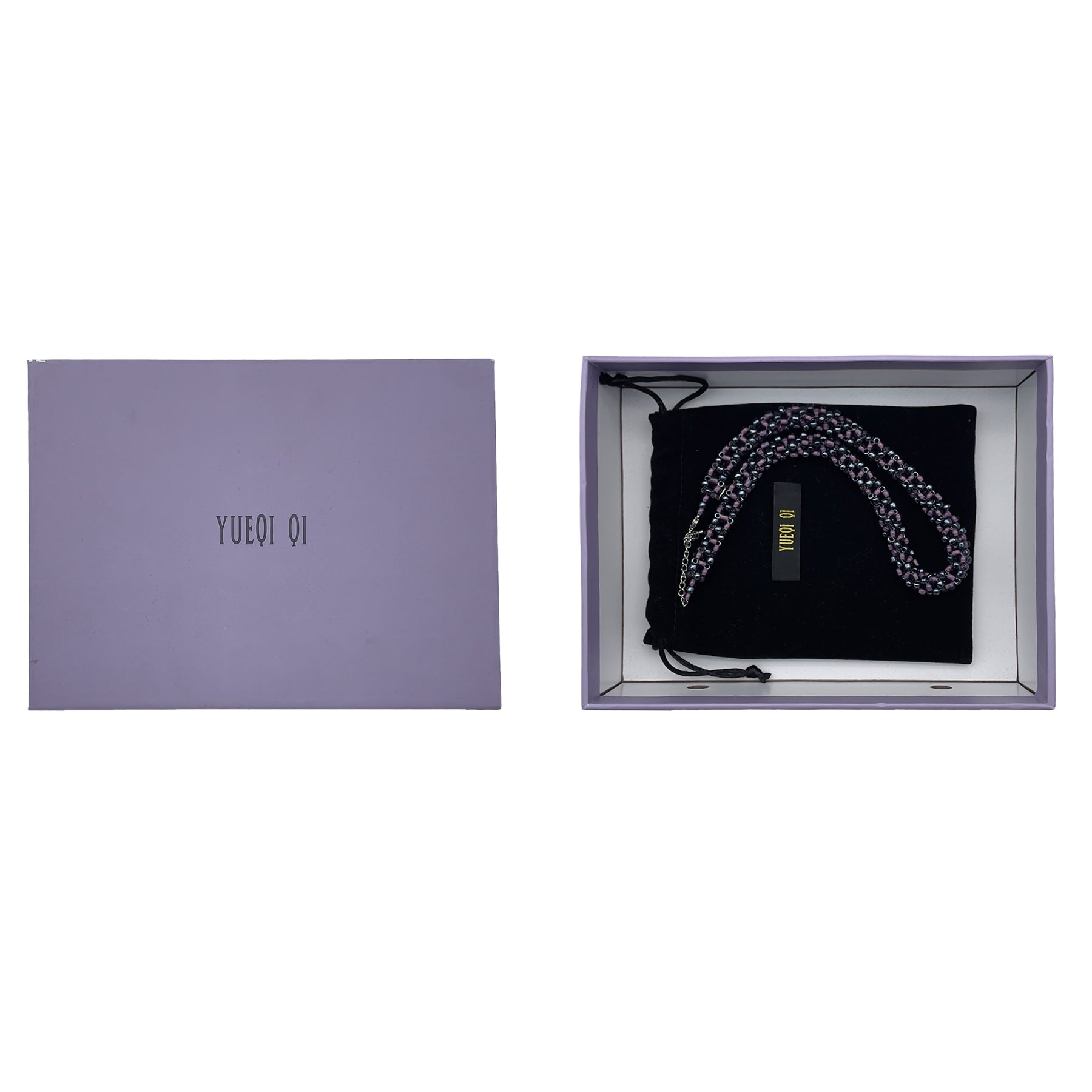 YUEQIQI - Bead Necklace - SS23 - BLUE